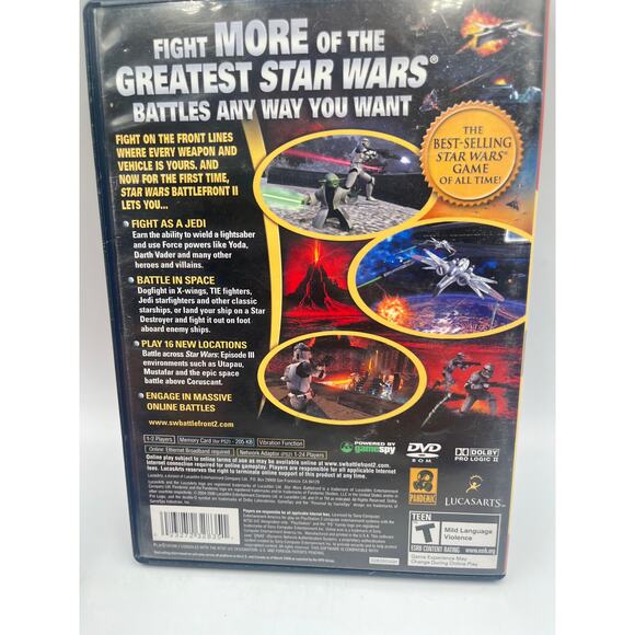 Star Wars: Battlefront II Playstation 2 Game Complete CIB w/ Manual Greatest Hit - Picture 4 of 7